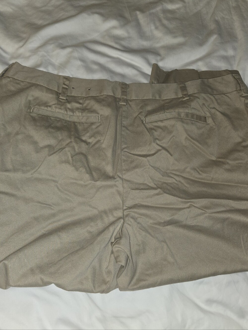 Lands' End Khaki Chino Crop 20W - Picture 4 of 4